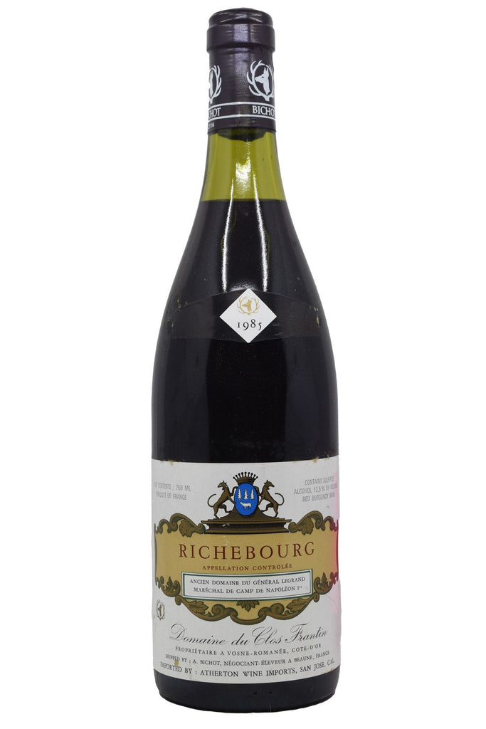 Bottle of Domaine du Clos Frantin Richebourg 1985 (Bottle #1)-Red Wine-Flatiron SF