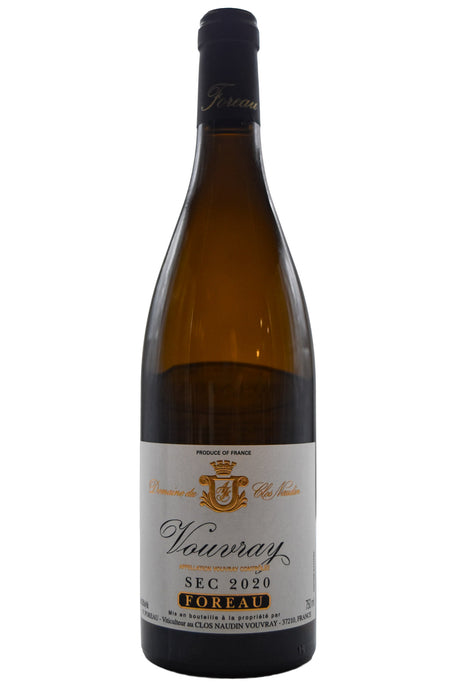 Bottle of Domaine du Clos Naudin (Foreau) Vouvray Sec 2020-White Wine-Flatiron SF