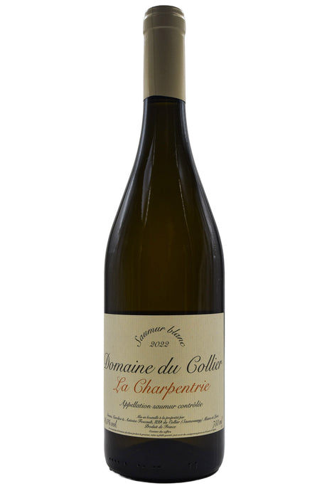 Bottle of Domaine du Collier Saumur Blanc La Charpentrie 2022-White Wine-Flatiron SF