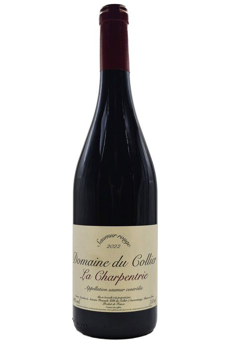 Bottle of Domaine du Collier Saumur Rouge La Charpentrie 2022-Red Wine-Flatiron SF