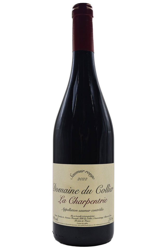 Bottle of Domaine du Collier Saumur Rouge La Charpentrie 2022-Red Wine-Flatiron SF