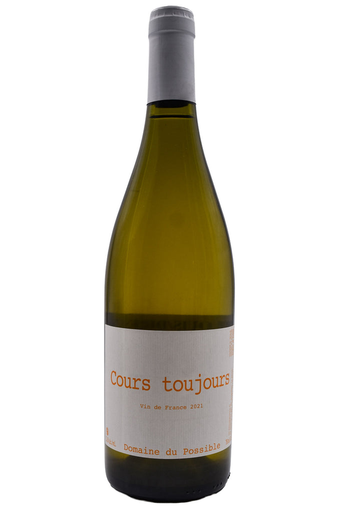 Bottle of Domaine du Possible VdF Blanc Cours Toujours 2021-White Wine-Flatiron SF
