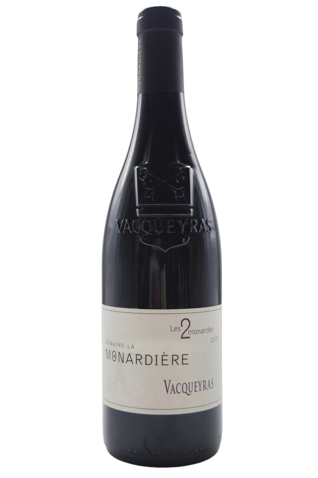 Bottle of Domaine la Monardiere Vaqueyras Les 2 Monardes 2023-Red Wine-Flatiron SF