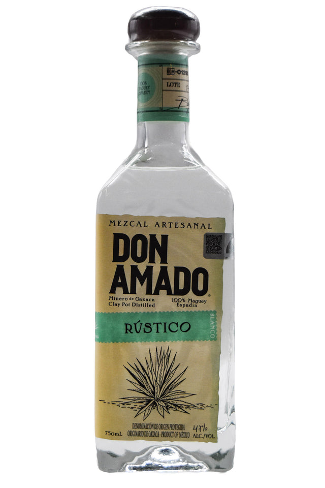 Bottle of Don Amado Mezcal Rustico-Spirits-Flatiron SF