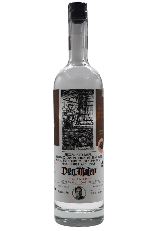 Bottle of Don Mateo Mezcal Joven Pechuga-Spirits-Flatiron SF