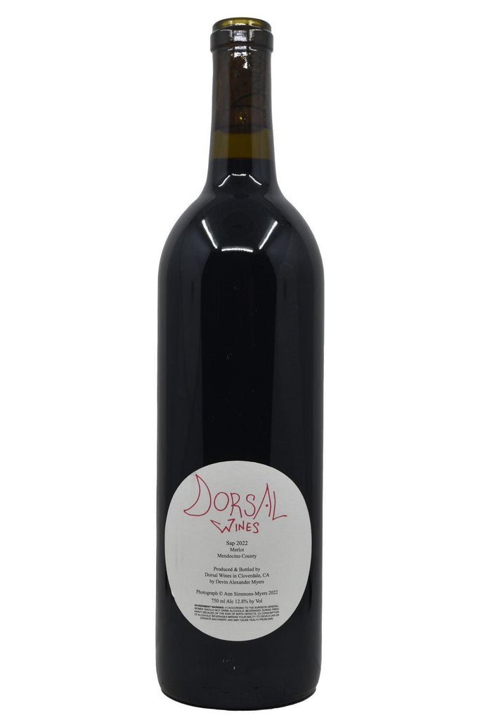 Bottle of Dorsal Wines Sap Merlot 2022-Red Wine-Flatiron SF