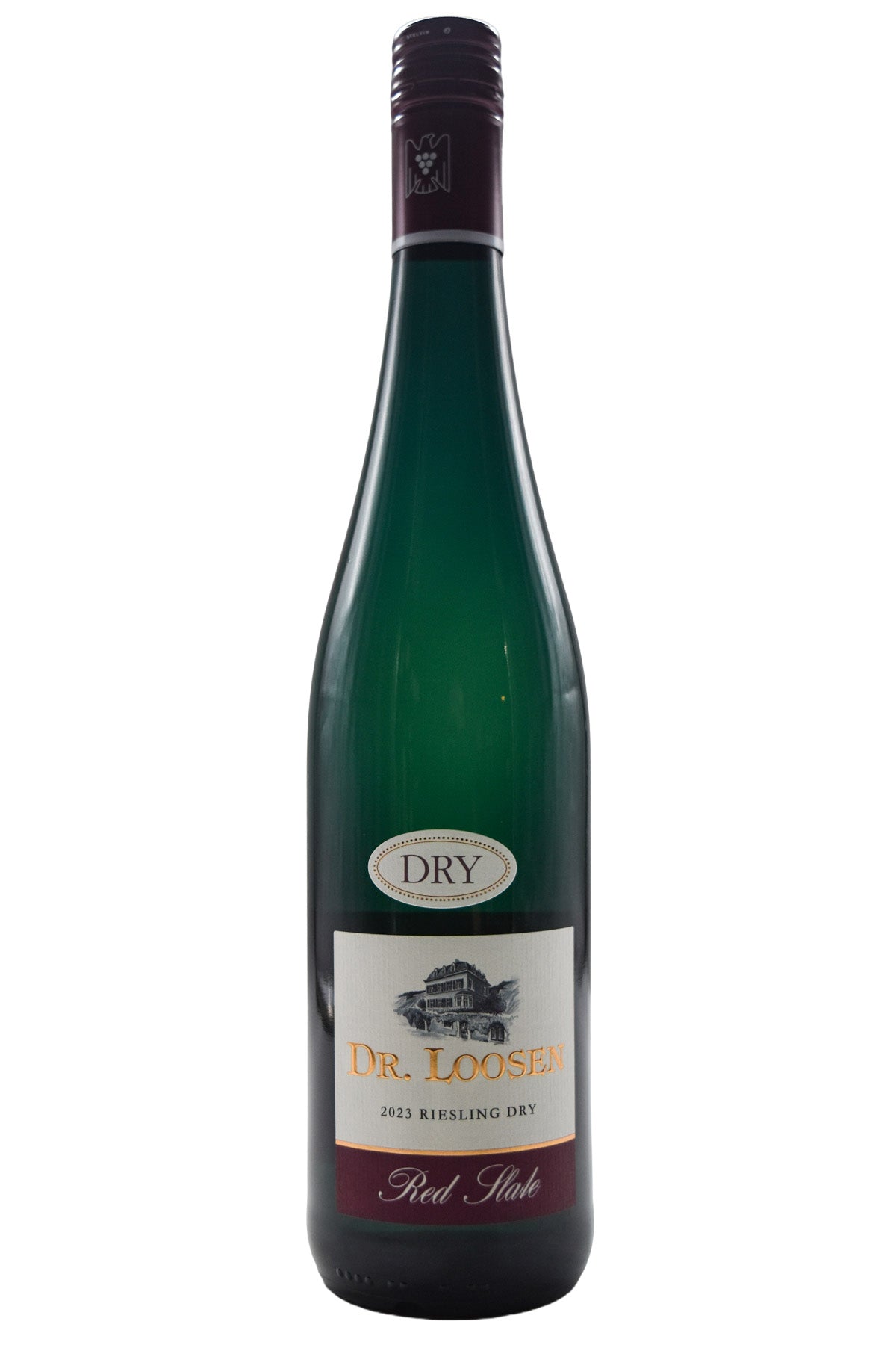 Bottle of Dr. Loosen Riesling Red Slate Dry 2023-White Wine-Flatiron SF