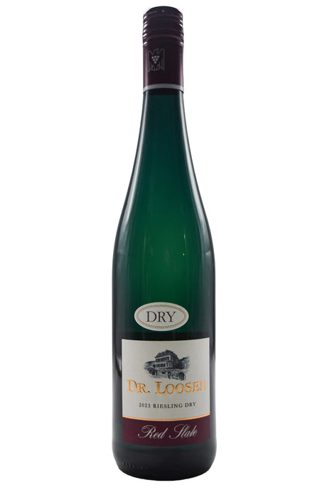 Bottle of Dr. Loosen Riesling Red Slate Dry 2023-White Wine-Flatiron SF