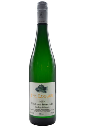 Bottle of Dr. Loosen Riesling Wehlener Sonnenuhr Kabinett 2023-White Wine-Flatiron SF
