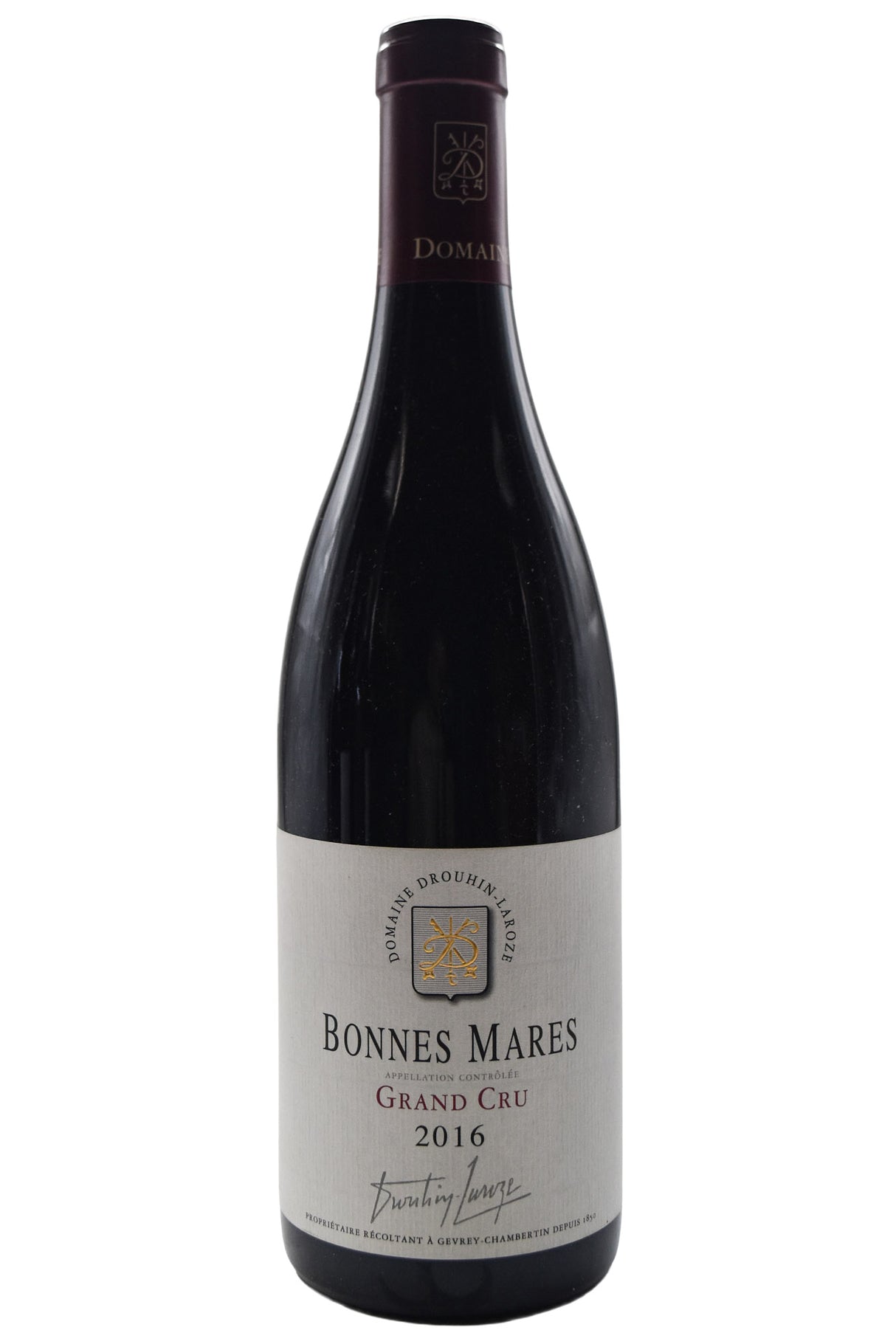 Bottle of Drouhin-Laroze Bonnes Mares Grand Cru 2016 [NET]-Red Wine-Flatiron SF