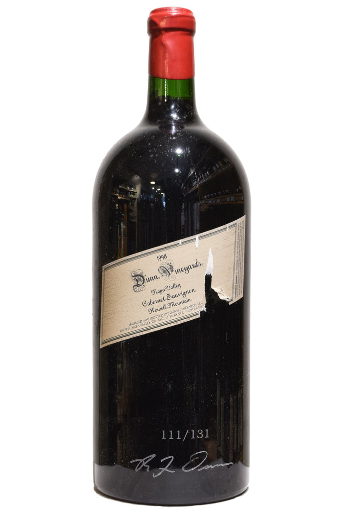 Bottle of Dunn Vineyards Cabernet Sauvignon Howell Mountain 1998 (5L)-Red Wine-Flatiron SF