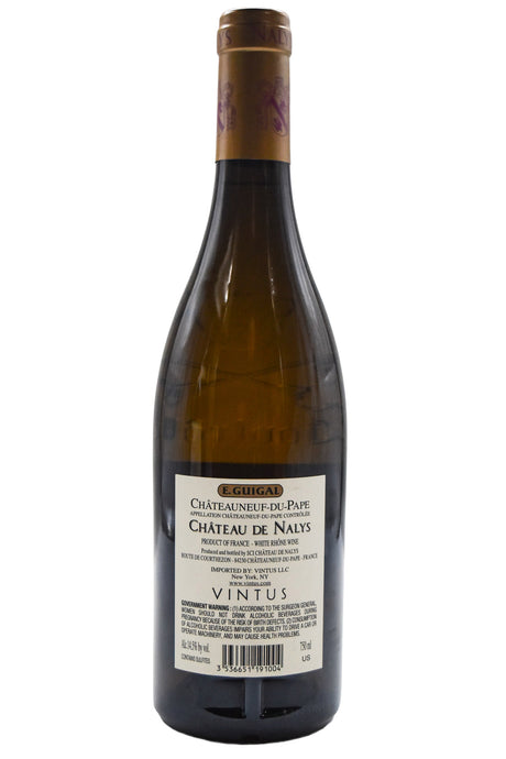 Bottle of E. Guigal (Chateau de Nalys) Chateauneuf-du-Pape Blanc Grand Vin 2022-White Wine-Flatiron SF