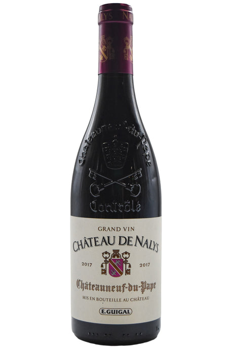 Bottle of E. Guigal (Chateau de Nalys) Chateauneuf-du-Pape Grand Vin 2017-Red Wine-Flatiron SF
