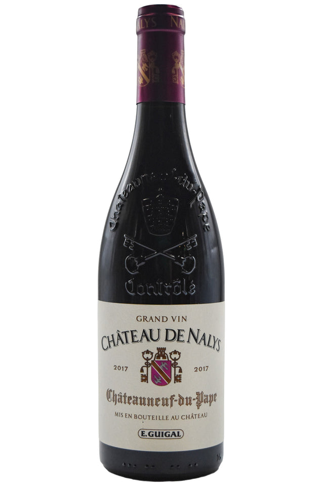 Bottle of E. Guigal (Chateau de Nalys) Chateauneuf-du-Pape Grand Vin 2017-Red Wine-Flatiron SF