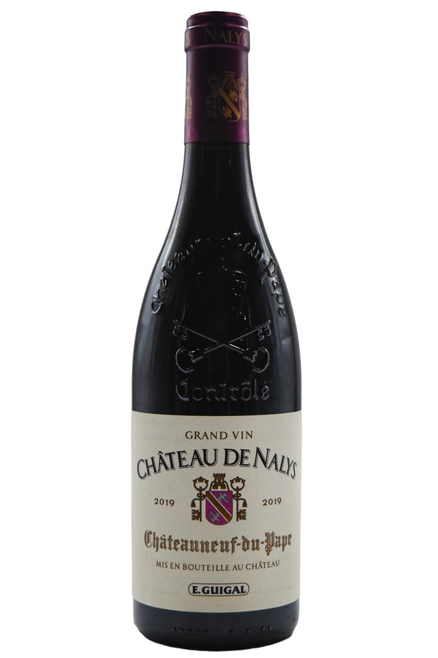 Bottle of E. Guigal (Chateau de Nalys) Chateauneuf-du-Pape Grand Vin 2019-Red Wine-Flatiron SF