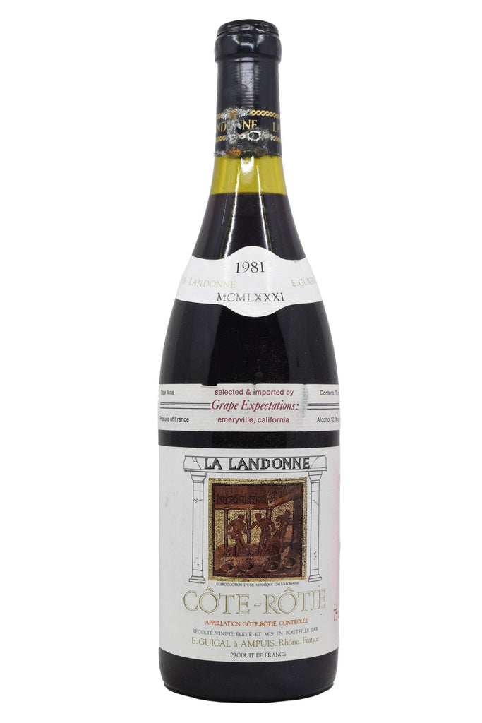 Bottle of E. Guigal Cote-Rotie La Landonne 1981 (Bottle #1)-Red Wine-Flatiron SF