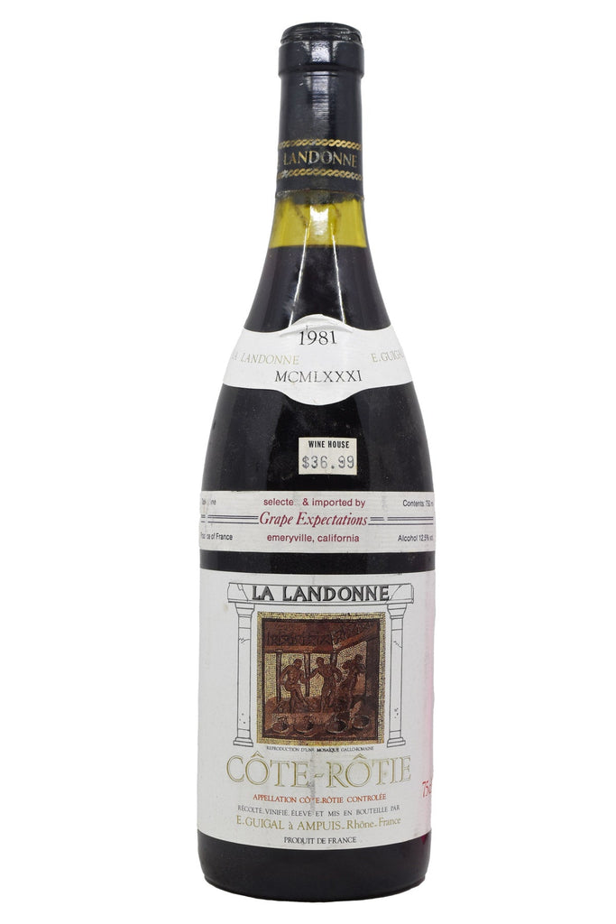 Bottle of E. Guigal Cote-Rotie La Landonne 1981 (Bottle #2)-Red Wine-Flatiron SF