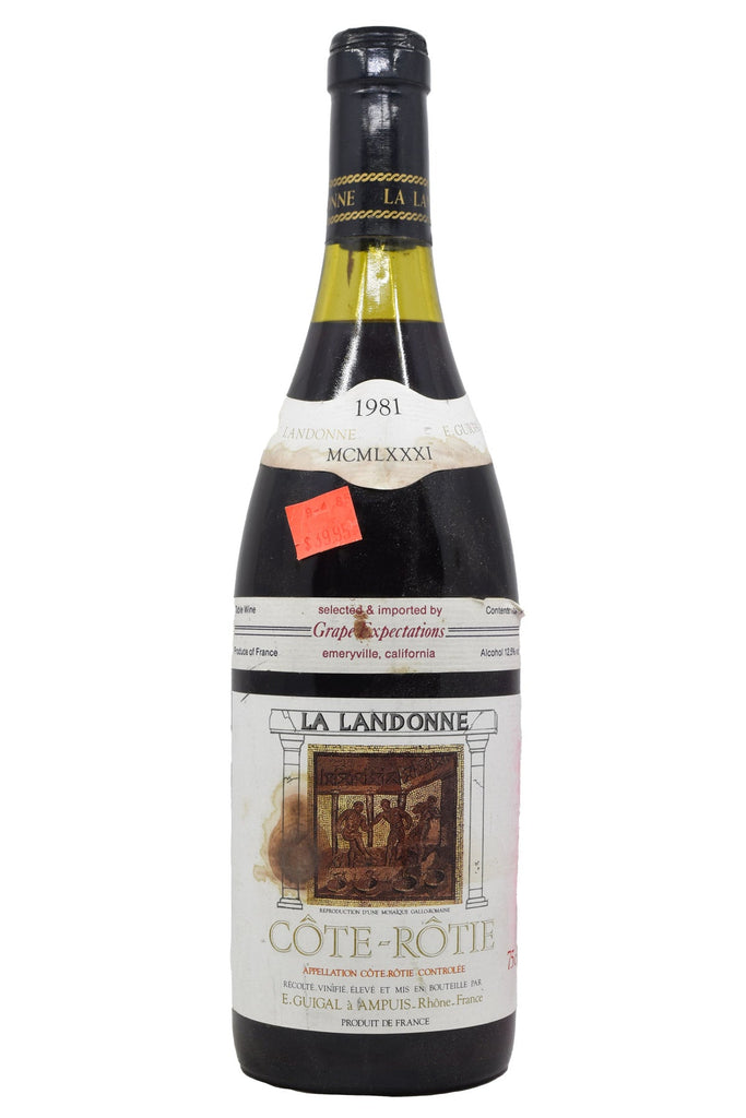 Bottle of E. Guigal Cote-Rotie La Landonne 1981 (Bottle #3)-Red Wine-Flatiron SF