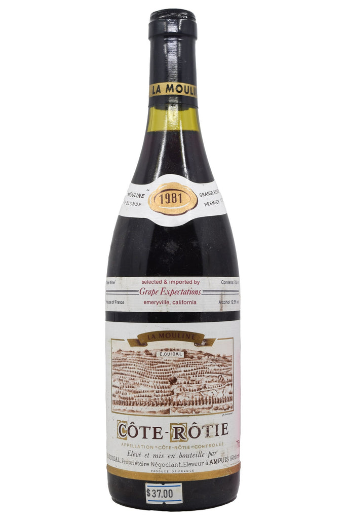 Bottle of E. Guigal Cote-Rotie La Mouline 1981 (Bottle #1)-Red Wine-Flatiron SF