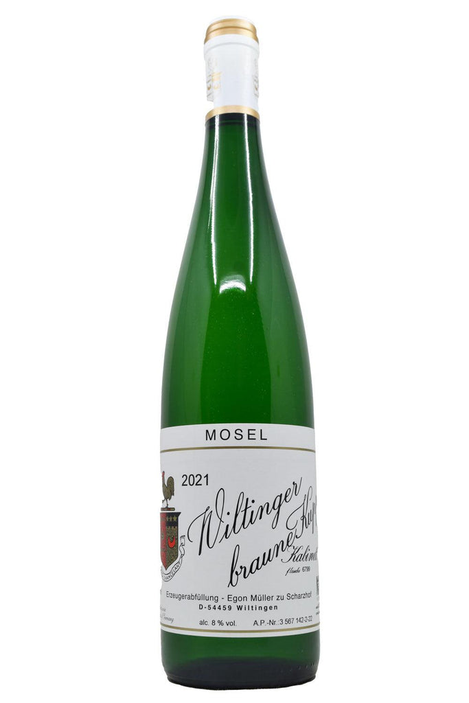 Bottle of Egon Muller Riesling Kabinett Wiltinger Braune Kupp Le Gallais 2021-White Wine-Flatiron SF
