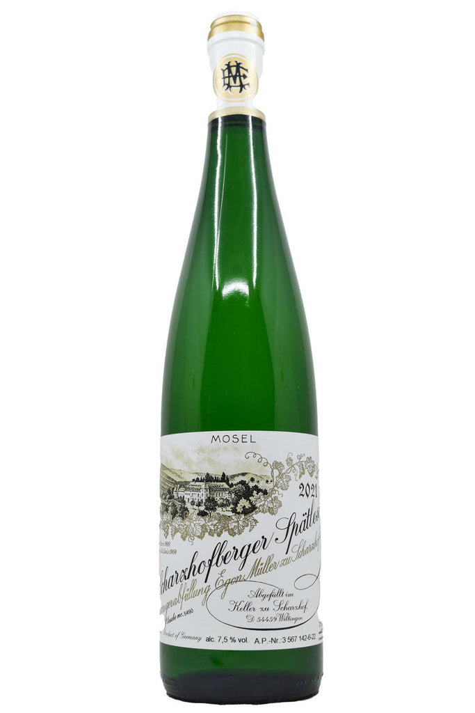 Bottle of Egon Muller Riesling Spatlese Scharzhofberger 2021-White Wine-Flatiron SF