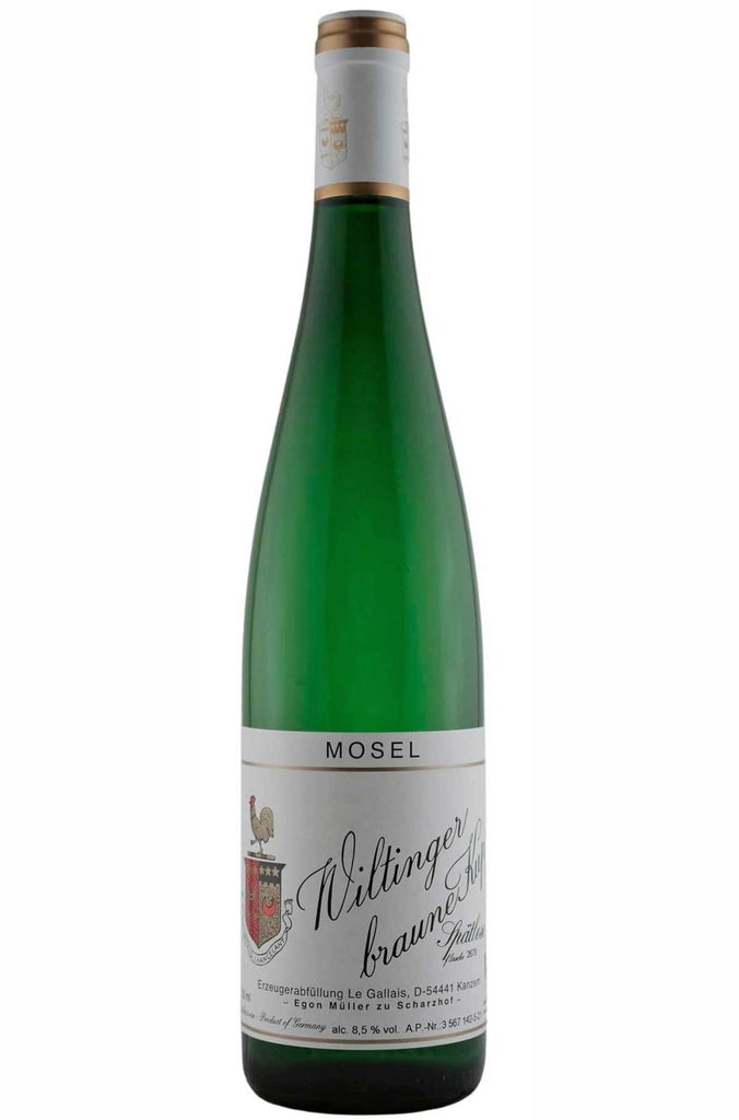 Bottle of Egon Muller Riesling Spatlese Wiltinger Braune Kupp Le Gallais 2021-White Wine-Flatiron SF