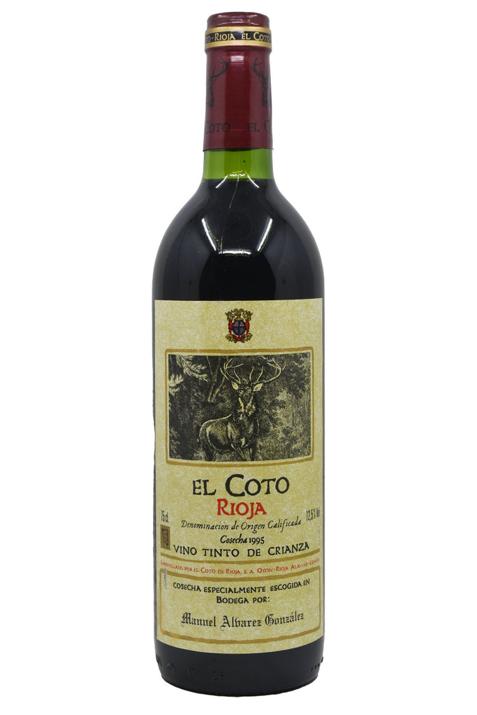 Bottle of El Coto Rioja Crianza 1995-Red Wine-Flatiron SF