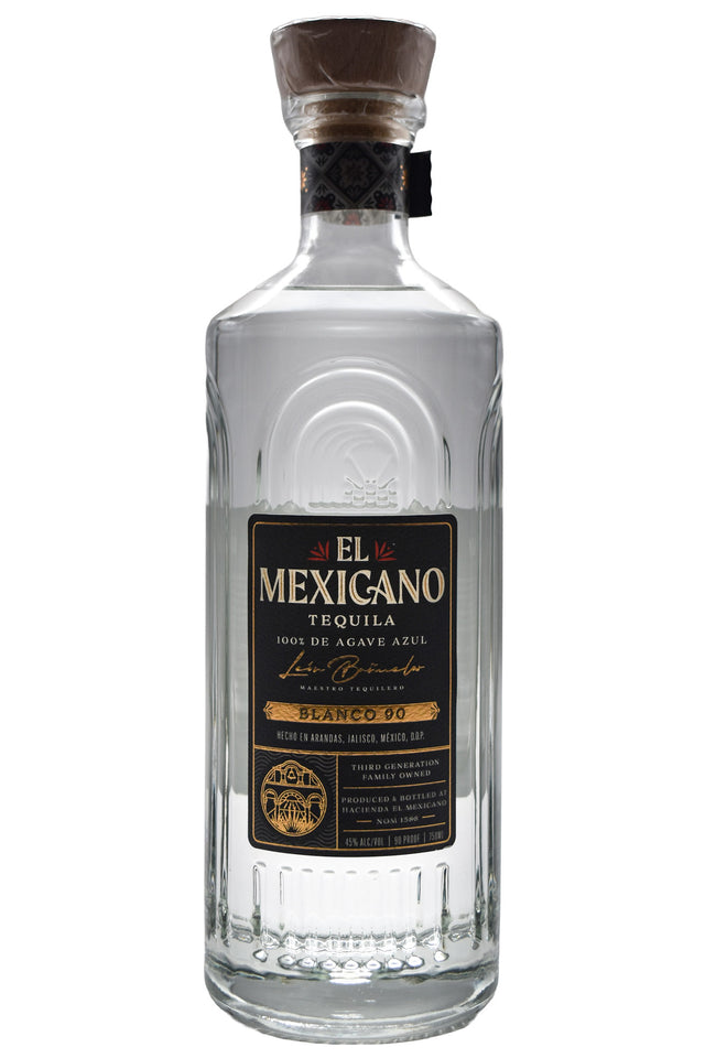 Bottle of El Mexicano Tequila Blanco High Proof-Spirits-Flatiron SF