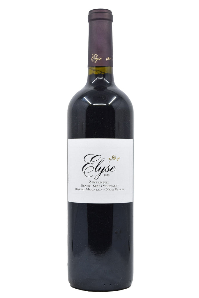 Bottle of Elyse Howell Mountain Zinfandel Black-Sears Vineyard 2009-Red Wine-Flatiron SF