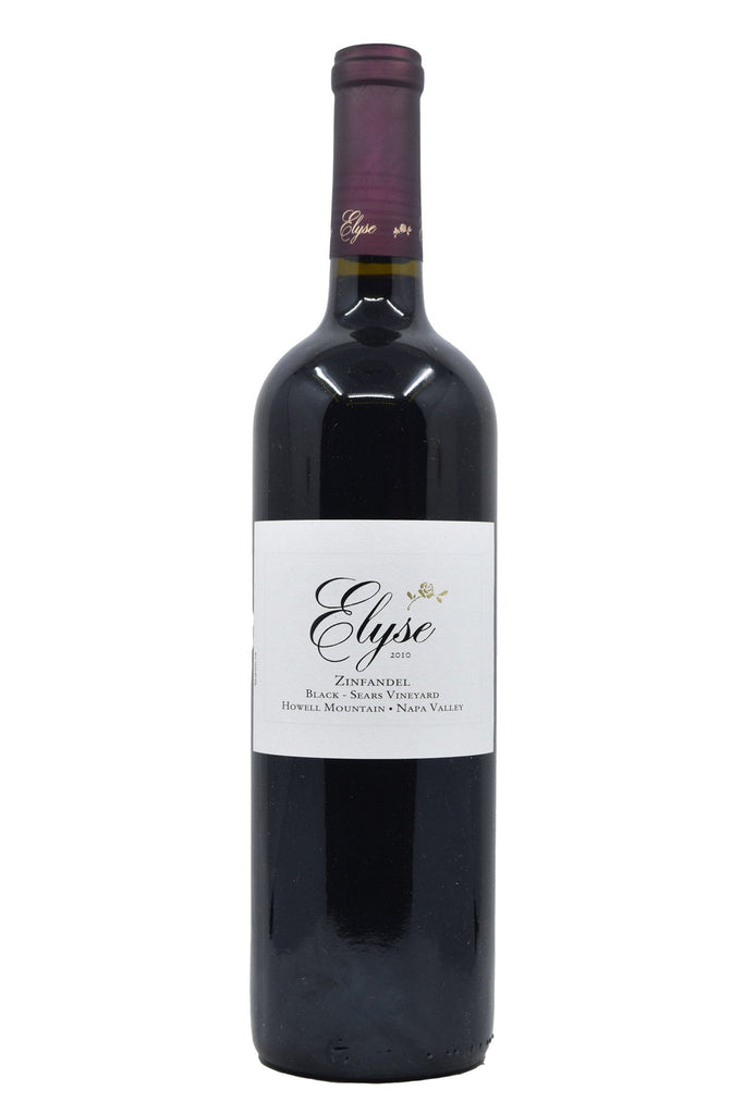 Bottle of Elyse Howell Mountain Zinfandel Black-Sears Vineyard 2010-Red Wine-Flatiron SF