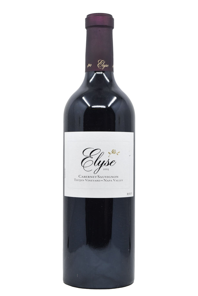 Bottle of Elyse Rutherford Cabernet Sauvignon Tietjen Vineyard 2005-Red Wine-Flatiron SF