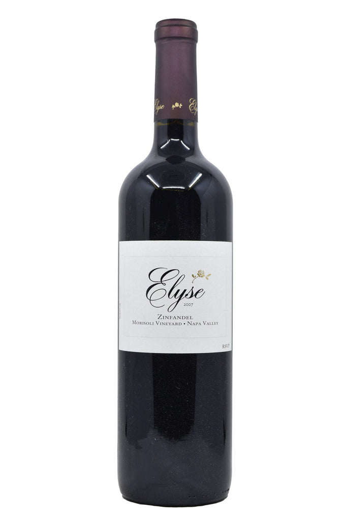 Bottle of Elyse Rutherford Zinfandel Morisoli Vineyard 2007-Red Wine-Flatiron SF