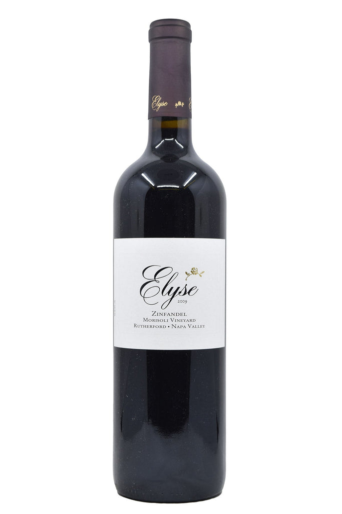 Bottle of Elyse Rutherford Zinfandel Morisoli Vineyard 2009-Red Wine-Flatiron SF