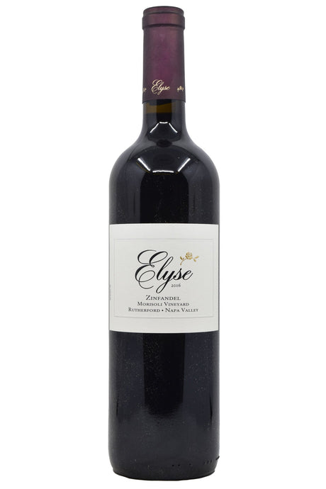 Bottle of Elyse Rutherford Zinfandel Morisoli Vineyard 2016-Red Wine-Flatiron SF