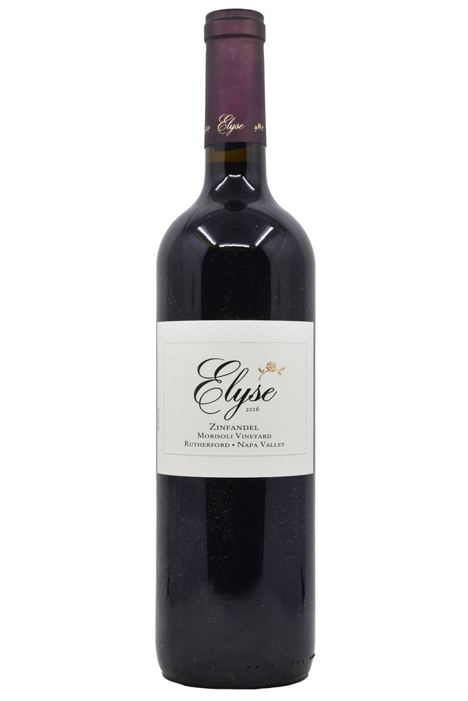 Bottle of Elyse Rutherford Zinfandel Morisoli Vineyard 2016-Red Wine-Flatiron SF