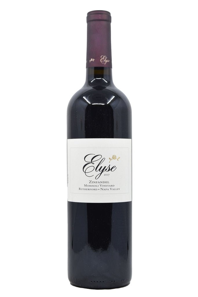 Bottle of Elyse Rutherford Zinfandel Morisoli Vineyard 2017-Red Wine-Flatiron SF