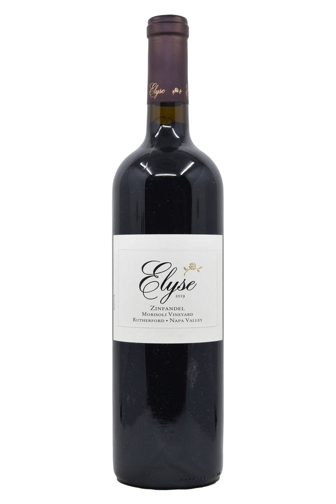 Bottle of Elyse Rutherford Zinfandel Morisoli Vineyard 2019-Red Wine-Flatiron SF