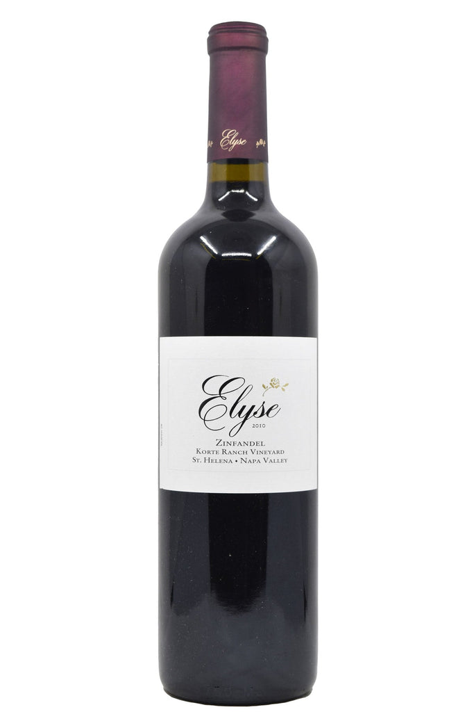 Bottle of Elyse Saint Helena Zinfandel Korte Ranch Vineyard 2010-Red Wine-Flatiron SF