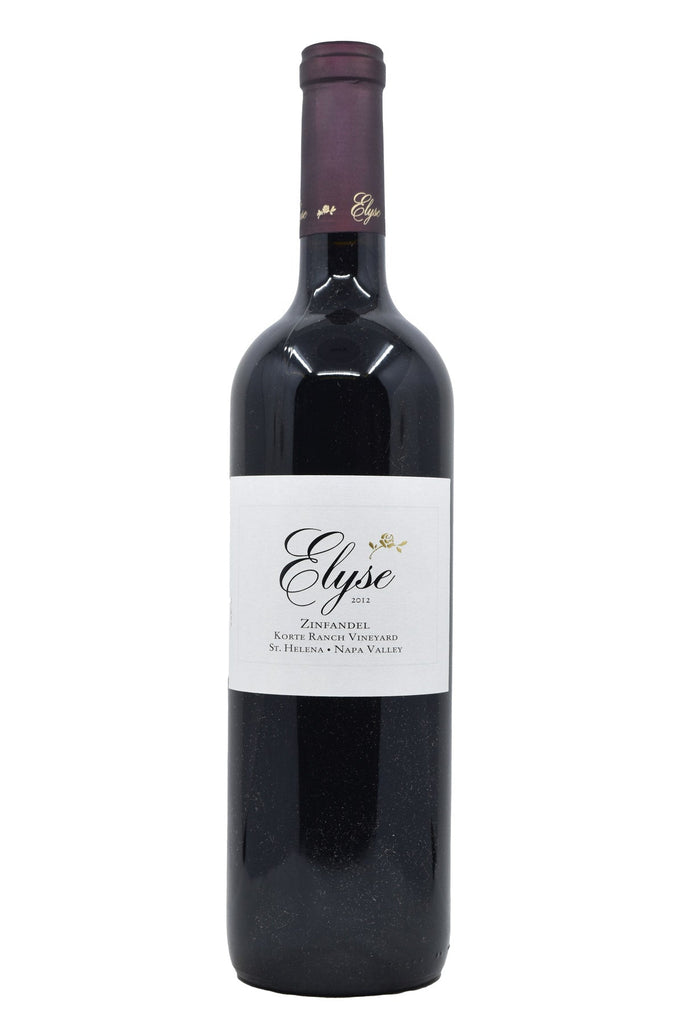 Bottle of Elyse Saint Helena Zinfandel Korte Ranch Vineyard 2012-Red Wine-Flatiron SF