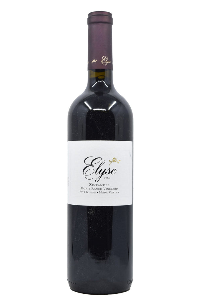 Bottle of Elyse Saint Helena Zinfandel Korte Ranch Vineyard 2014-Red Wine-Flatiron SF