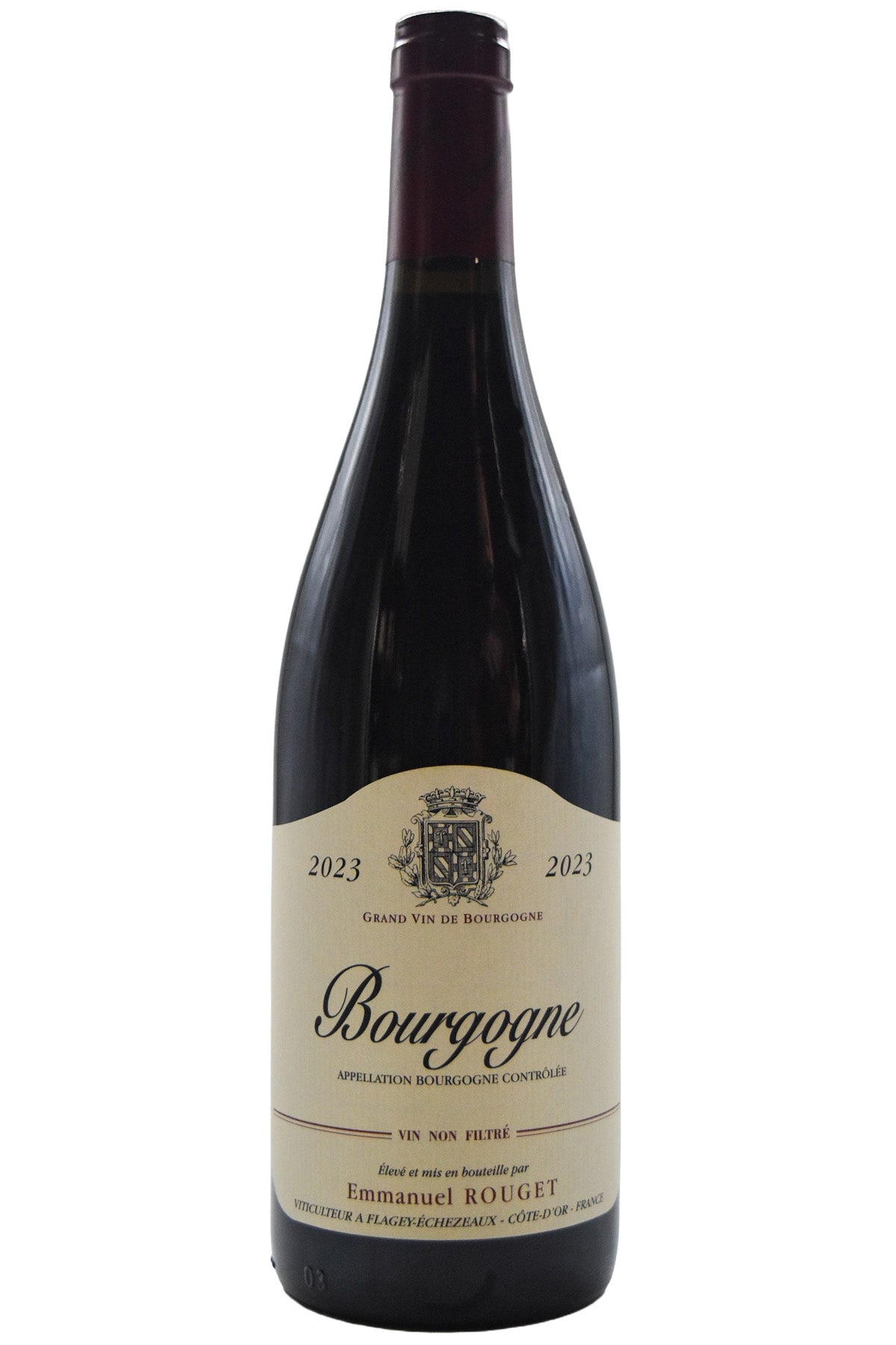 Bottle of Emmanuel Rouget Bourgogne Rouge 2023-Red Wine-Flatiron SF