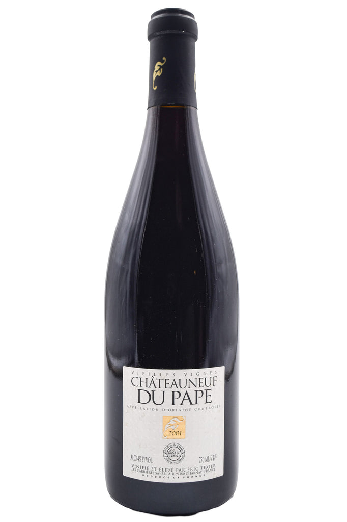 Bottle of Eric Texier Chateauneuf-du-Pape Vieilles Vignes 2001-Red Wine-Flatiron SF