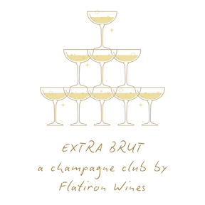 Bottle of Extra Brut, A Champagne Club by Flatiron Wines-Flatiron SF
