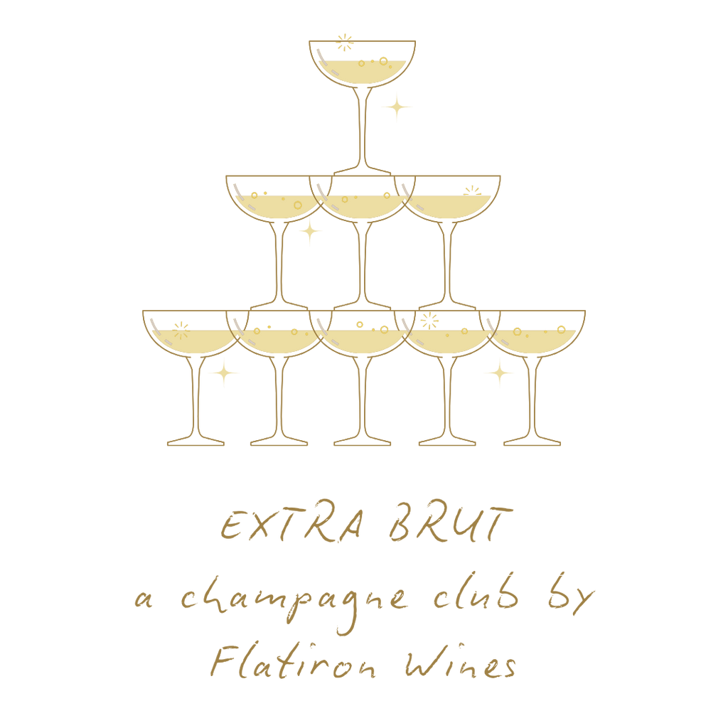 Bottle of Extra Brut, A Champagne Club by Flatiron Wines-Flatiron SF