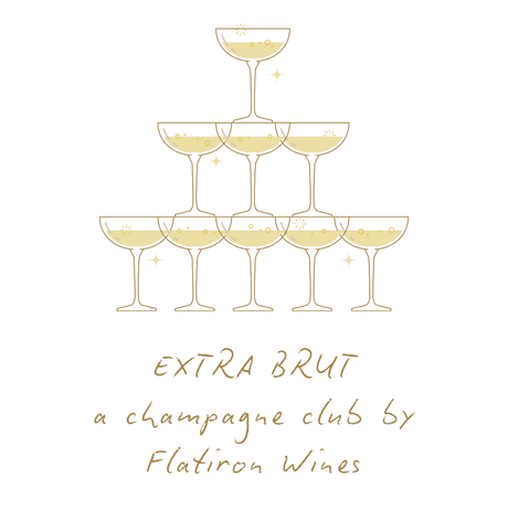 Bottle of Extra Brut, A Champagne Club by Flatiron Wines-Flatiron SF