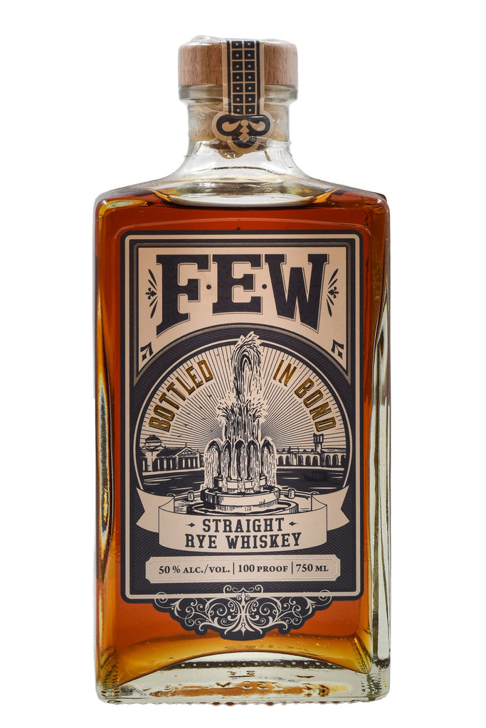 Bottle of FEW Bottled In Bond Straight Rye Whiskey-Spirits-Flatiron SF