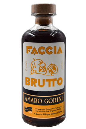 Bottle of Faccia Brutto Amaro Gorini (375ml)-Spirits-Flatiron SF