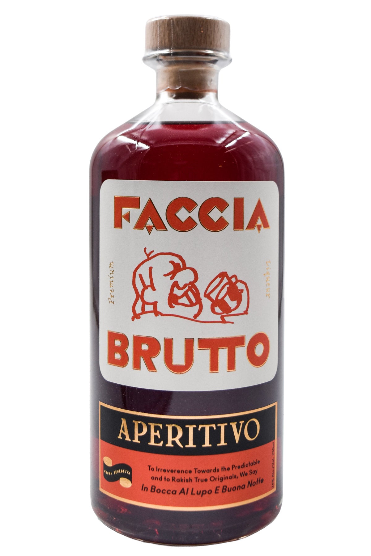 Bottle of Faccia Brutto Aperitivo-Spirits-Flatiron SF