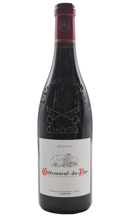 Bottle of Famille Chaussy Chateauneuf du Pape Selection 2023-Red Wine-Flatiron SF