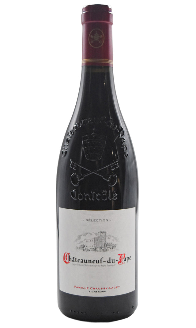 Bottle of Famille Chaussy Chateauneuf du Pape Selection 2023-Red Wine-Flatiron SF
